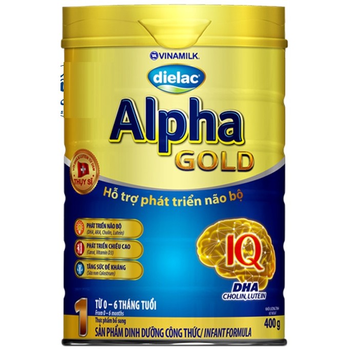 Sữa bột Vinamilk Dielac Alpha Gold Step 1 (900g)
