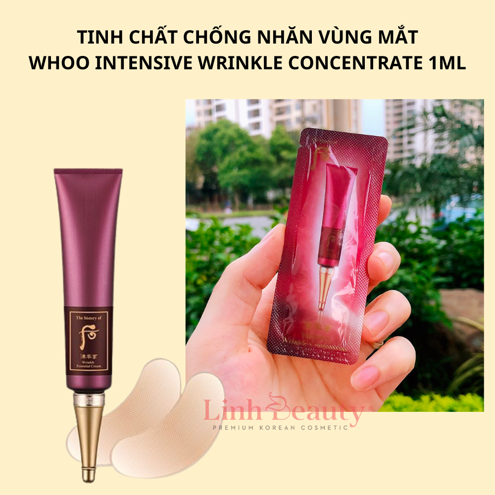 [WHOO] Tinh Chất Chống Nhăn vùng mắt Whoo Intensive Wrinkle Concentrate 1ml