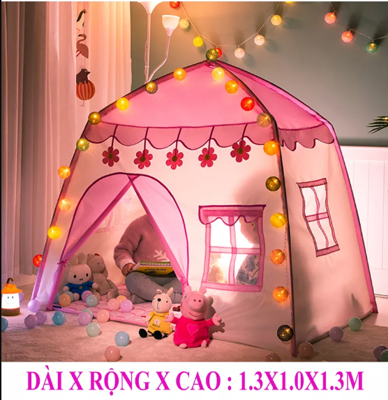 Lều cho bé hình ngôi nhà đáng yêu ( S1)