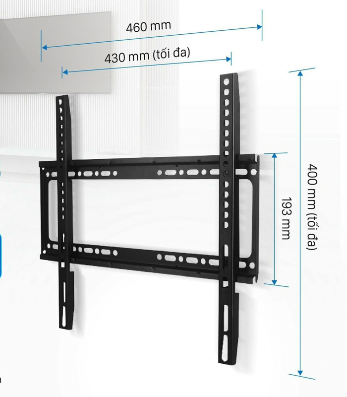 [Hàng tặng không bán] Giá treo TiVi thẳng Daikiosan DP243