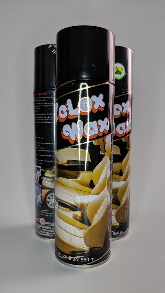 [HCM]Chai Xịt Bóng Telox Wax 550ml (Xịt Bóng Đồ Da Đồ Nhựa Nội Thất Ô tô)