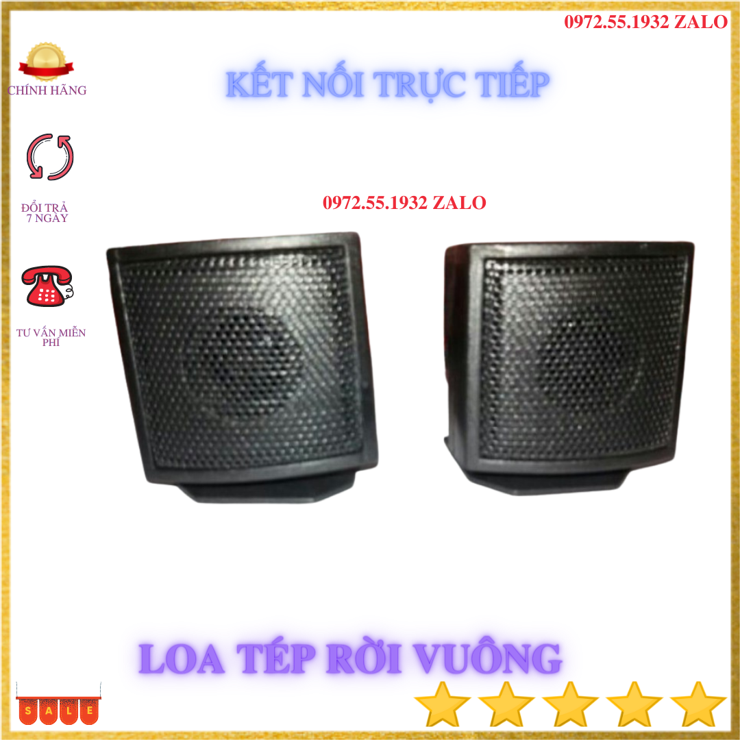 Loa siêu tép  MINI vuông chô oto và cho dần âm thanh - giá 2 CHIẾC