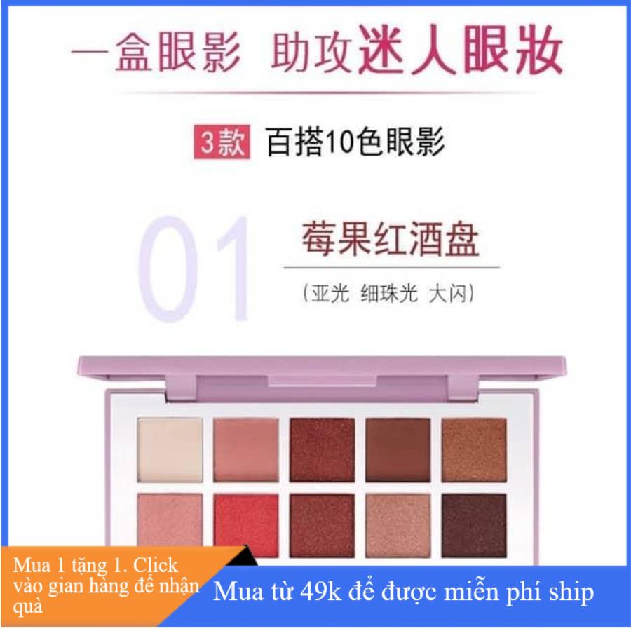 Bảng mắt Lameila 10 ô tone hàn EYE SHADOW PALETTE