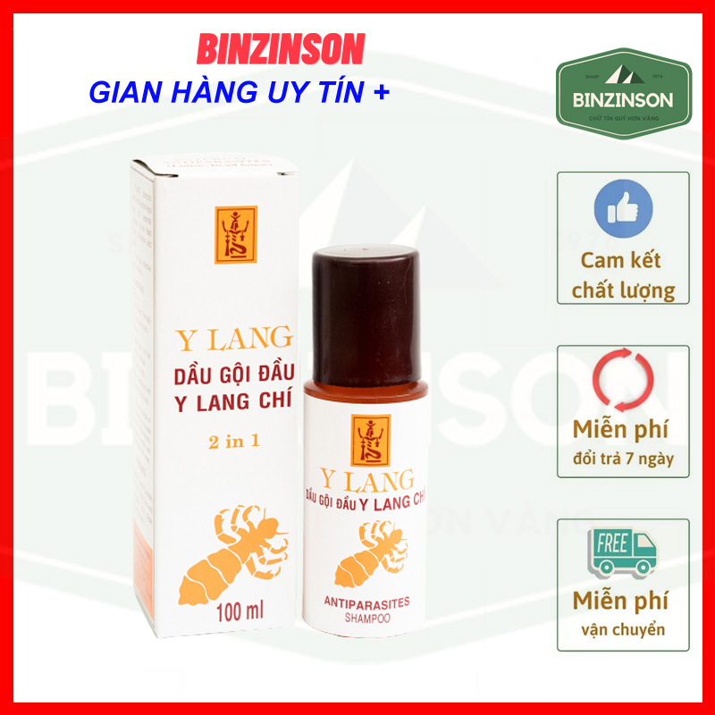 Dầu gội diệt chí Y Lang Chi chai 100ml - BINZINSON