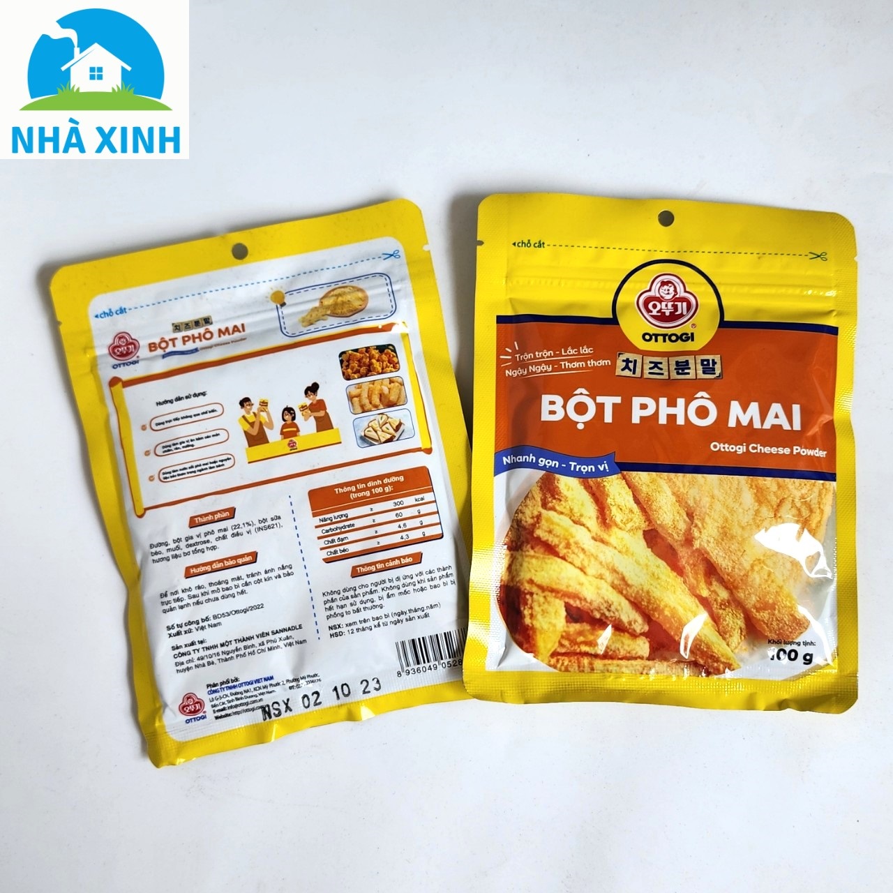 Bột phô mai lắc, Cheese Powder Otoki gói 100g - Trộn, lắc, Phô mai chuẩn xịn, trộn, lắc đều ngon!