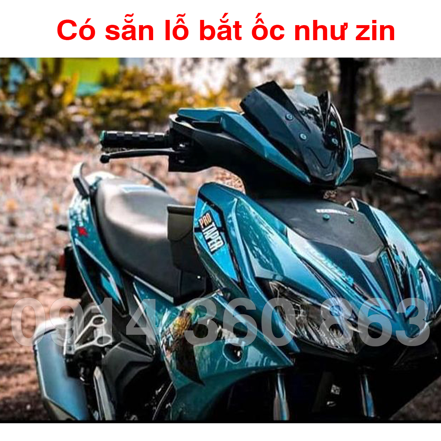 Mão chắn gió Winner X v2 kiểu sừng
