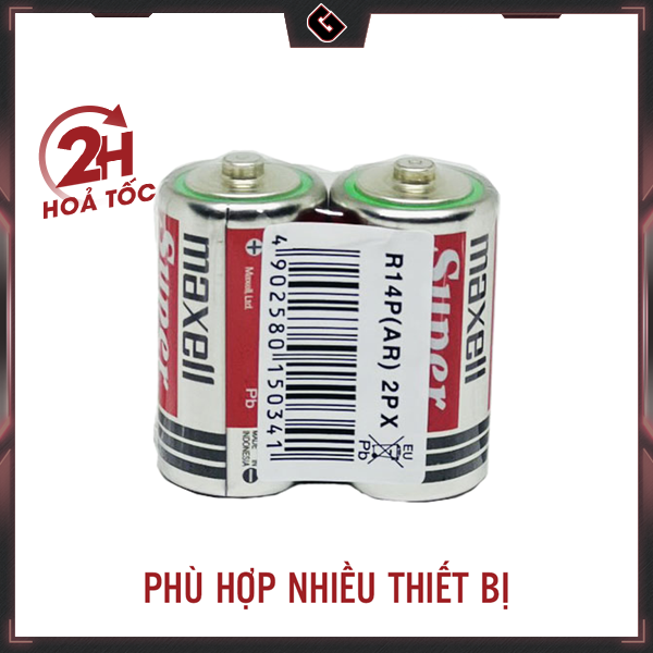 Pin Maxell R14P / AR (Pin Trung) - Hàng Chính Hãng