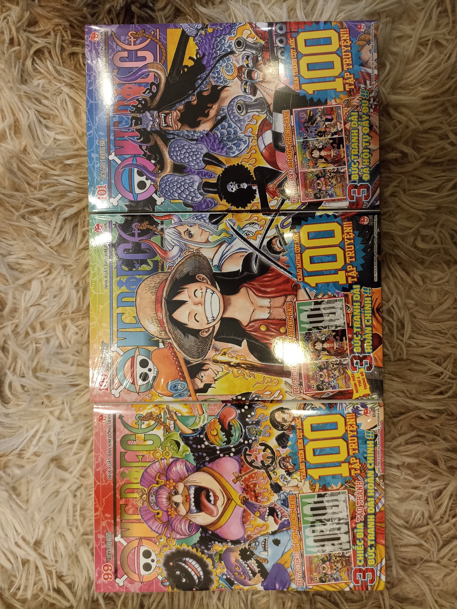 One Piece Tập 99, 100, 101 - Bản thường (Bìa rời) + Bản giới hạn [Bản in đầu + Seal]