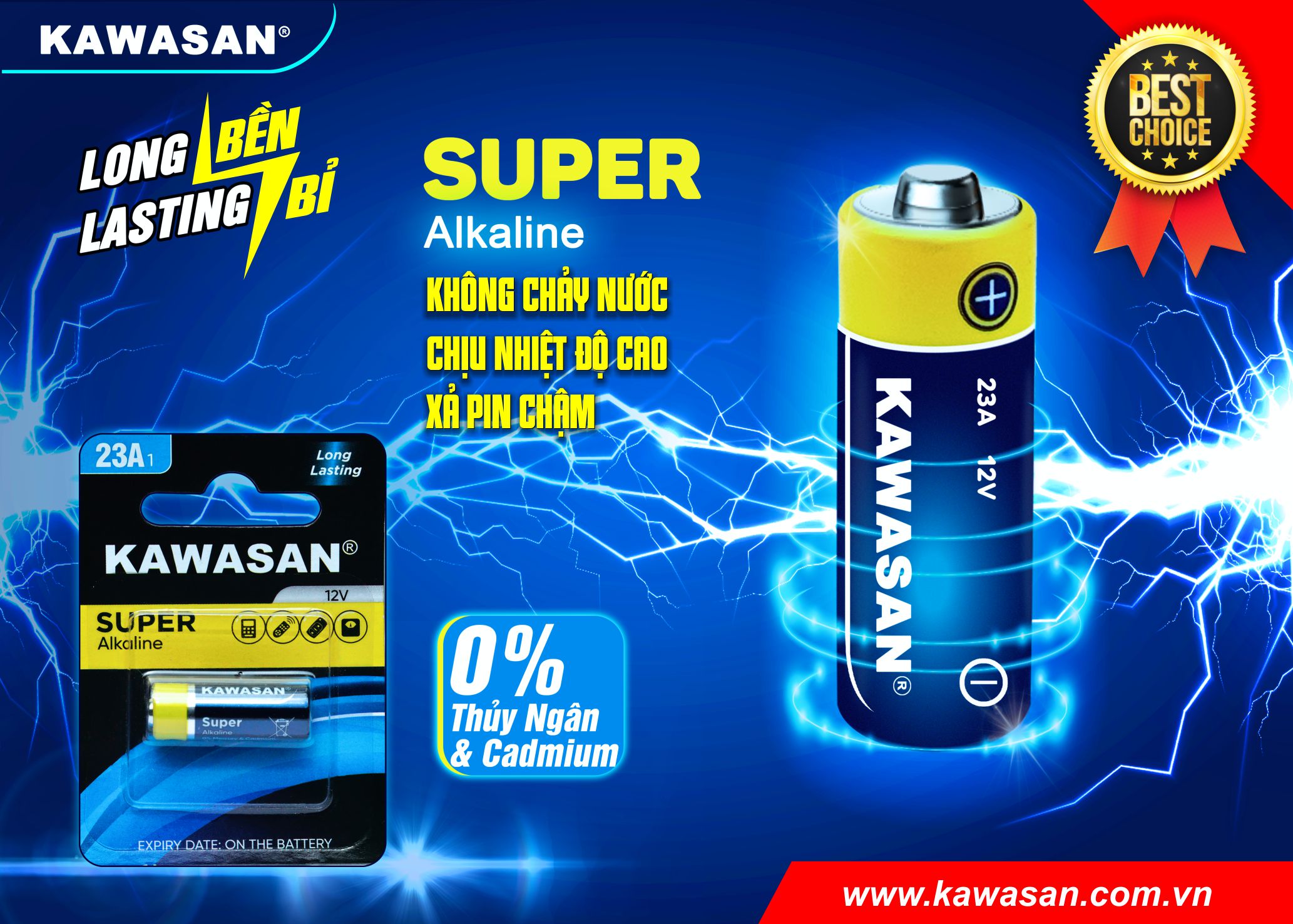 PIN ALKALINE 23A 12V KAWASAN