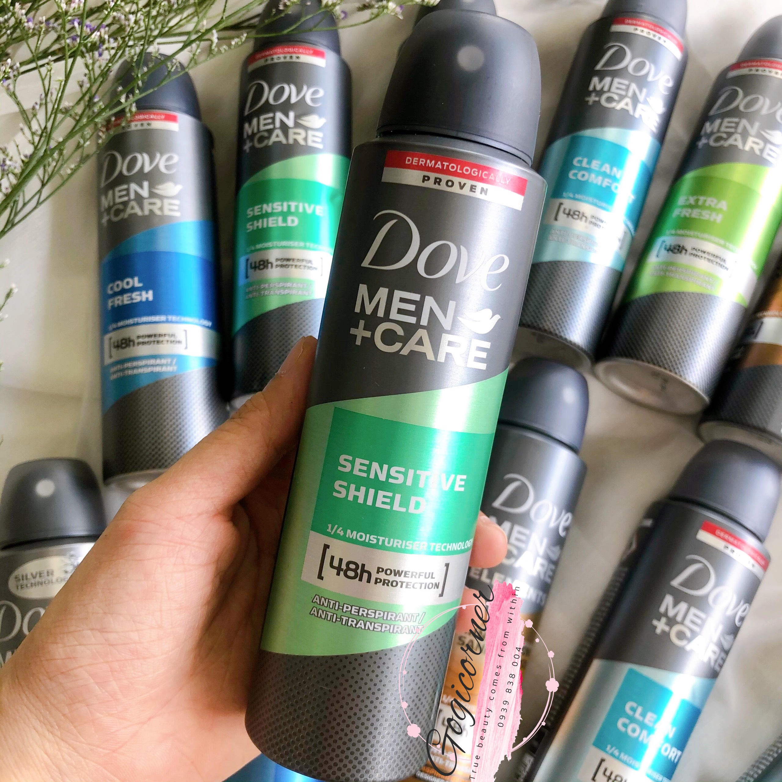 XỊT KHỬ MÙI NAM DOVE MEN CARE 150ML