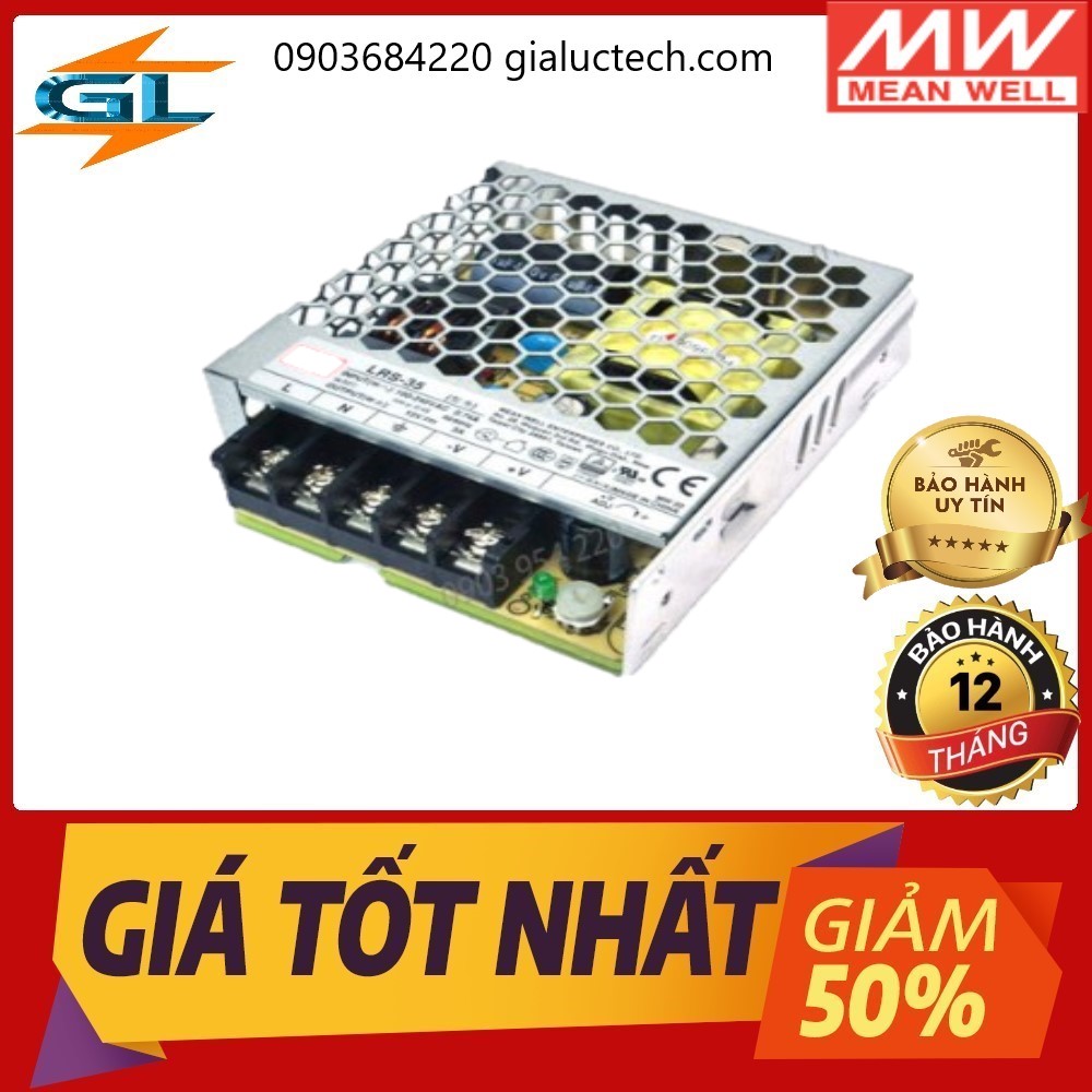 Nguồn tổ ong lrs-35-12 meanwell