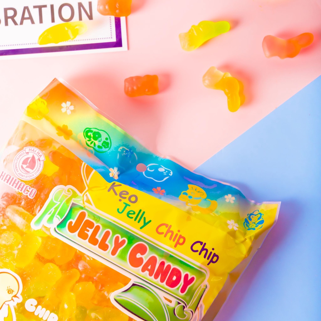 [THÙNG GIÁ SỈ] Kẹo Dẻo Jelly Chip Chip Túi 450g (20 Túi/ Thùng)