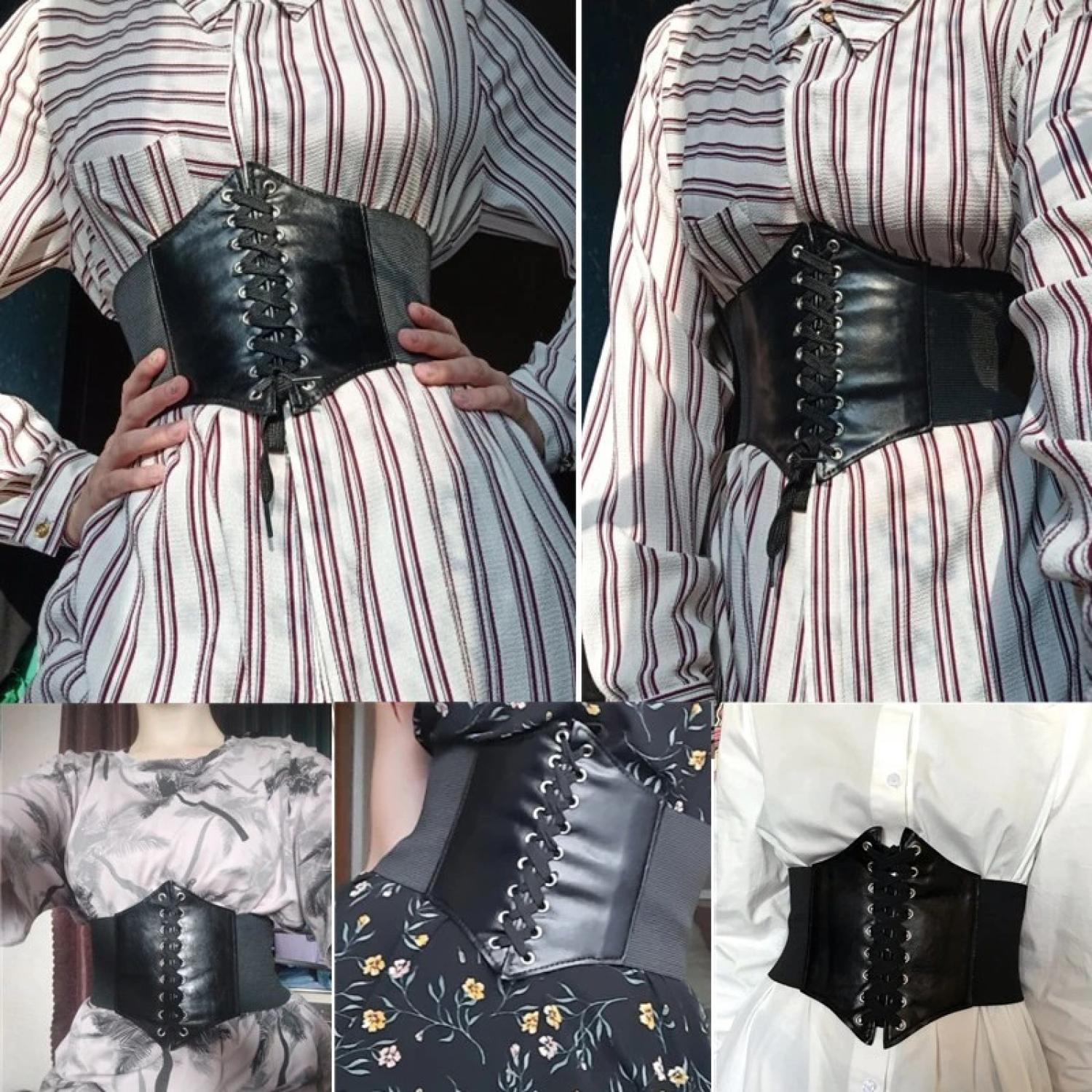 Thắt lưng da belt corset (có ảnh thật) - Dây nịt váy, áo sơ mi