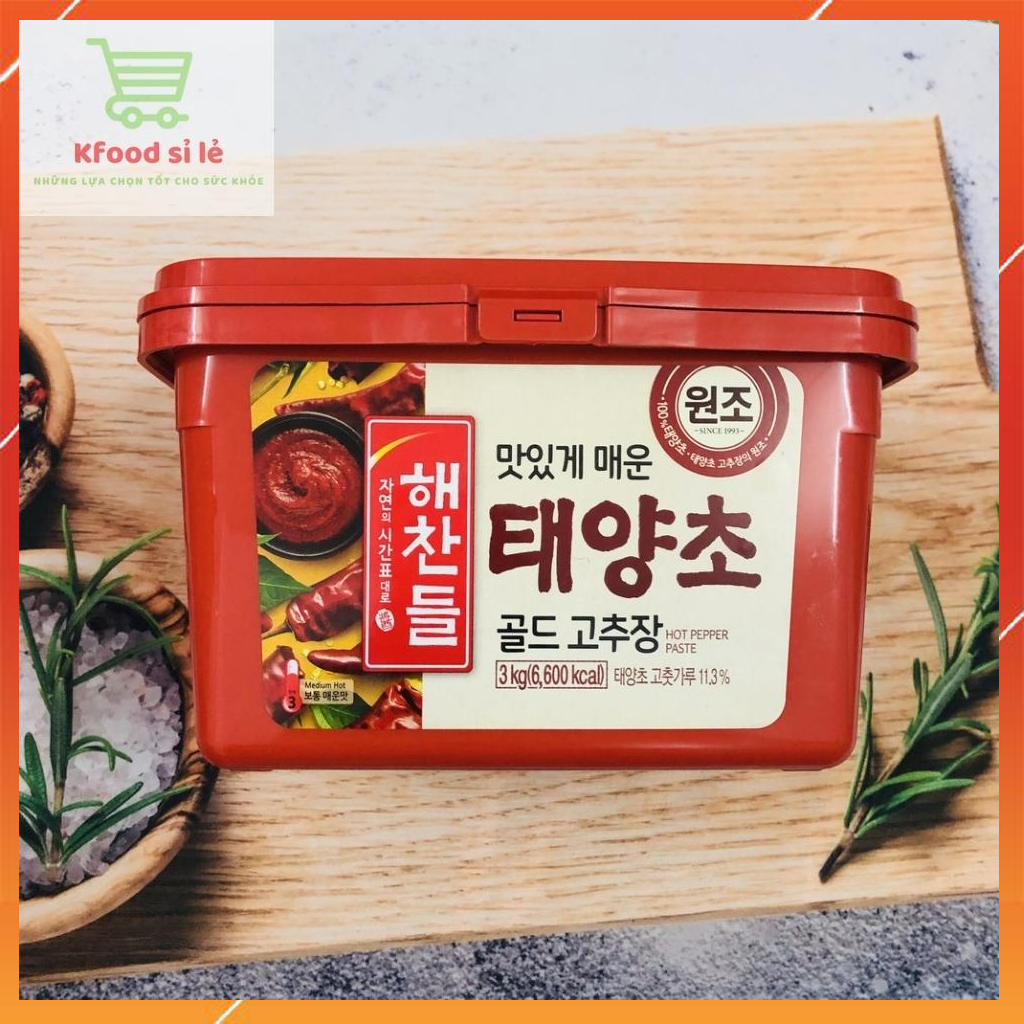 Tương ớt Hàn Quốc hộp to 2-3kg