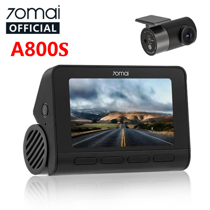 Camera hành trình ô tô Xiaomi 70mai. Bản Quốc Tế cao cấp A800SE, 4K, Wifi - Bản Quốc Tế