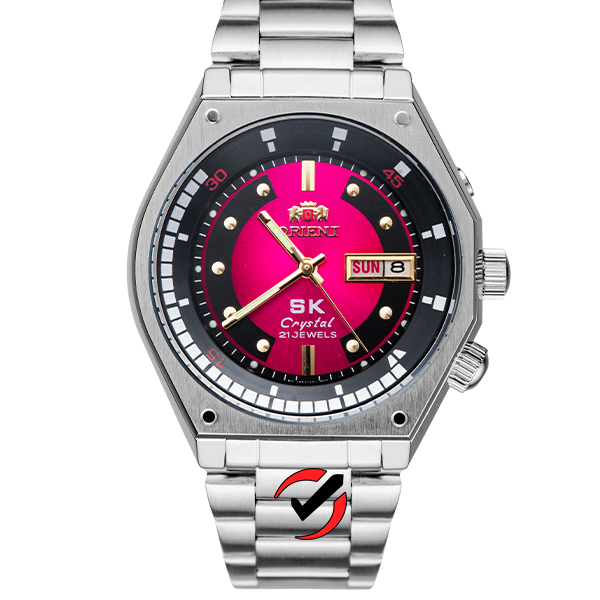 Đồng Hồ Cơ Nam SK Mặt Lửa Cao Cấp Chống Nước Chống Xước Automatic