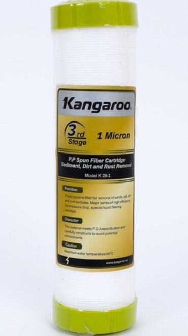 Bộ lõi lọc nước số 1,2,3 kangaroo