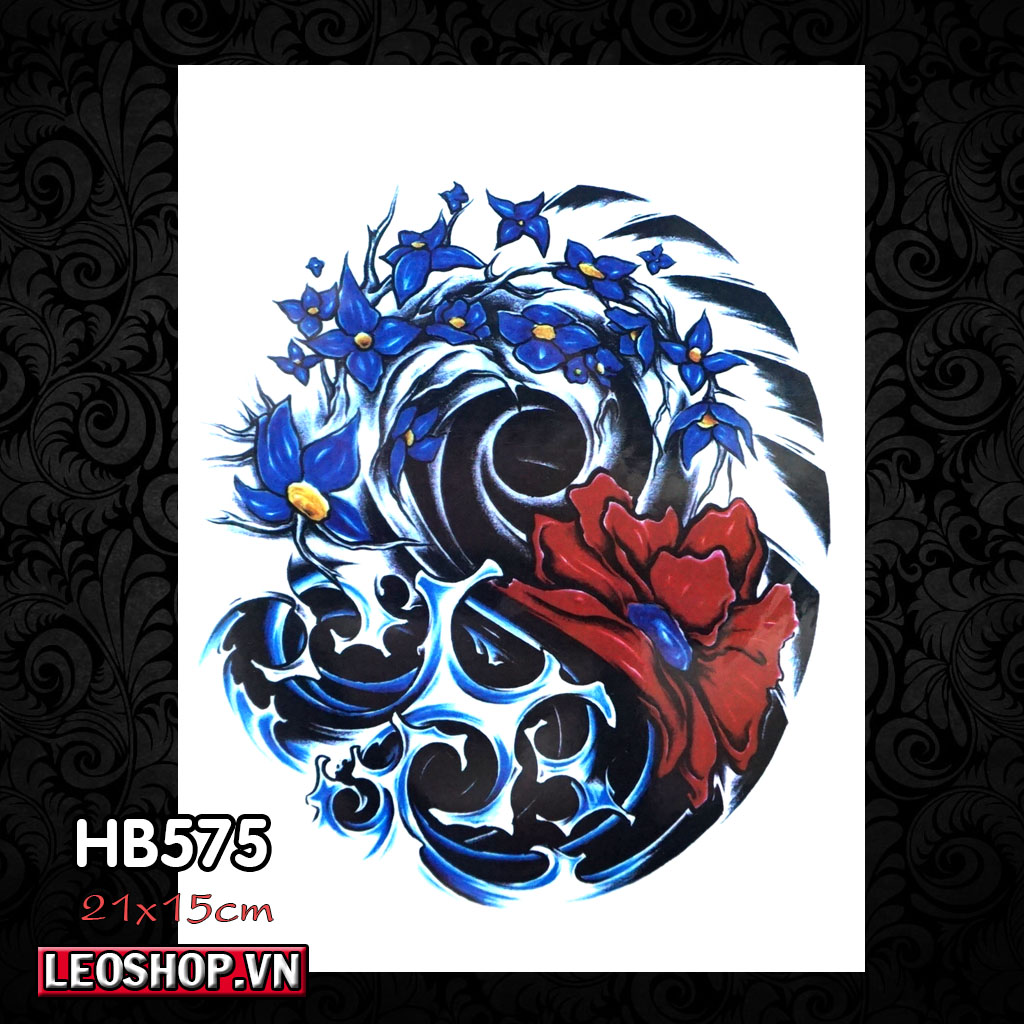 Hình Xăm Dán Bát Quái Các Loại (21x15cm)