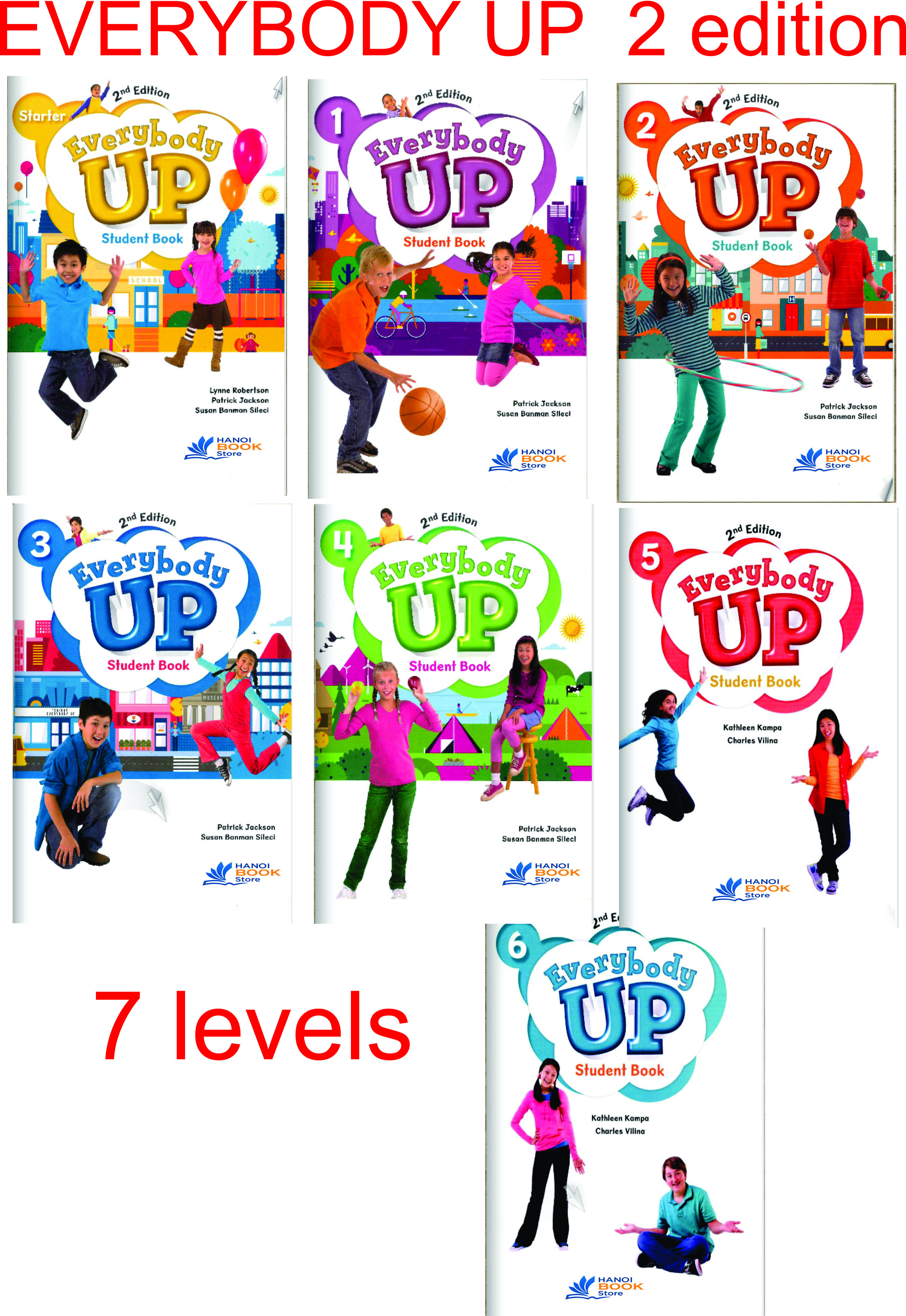 Everybody Up 2nd Edition Student Book &  Workbook ( gồm 7 level)