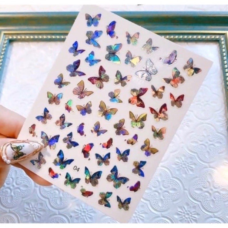 [NNails] sticker bướm nails