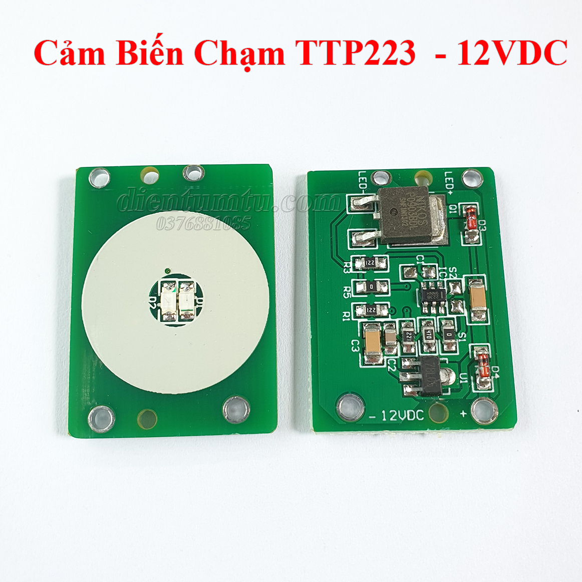 Module Cảm Biến Chạm Điện Dung TTP223  - 12VDC - Touch sensor