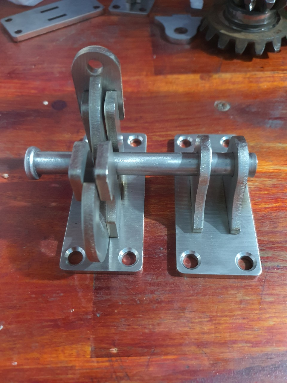Chốt cổng tự động INOX (tặng kèm vít INOX)