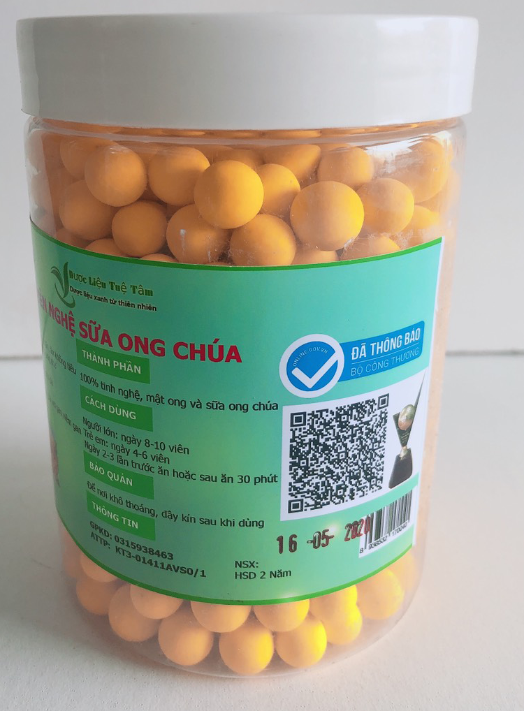 [HCM]Viên nghệ mật ong - Hủ 500g cao cấp