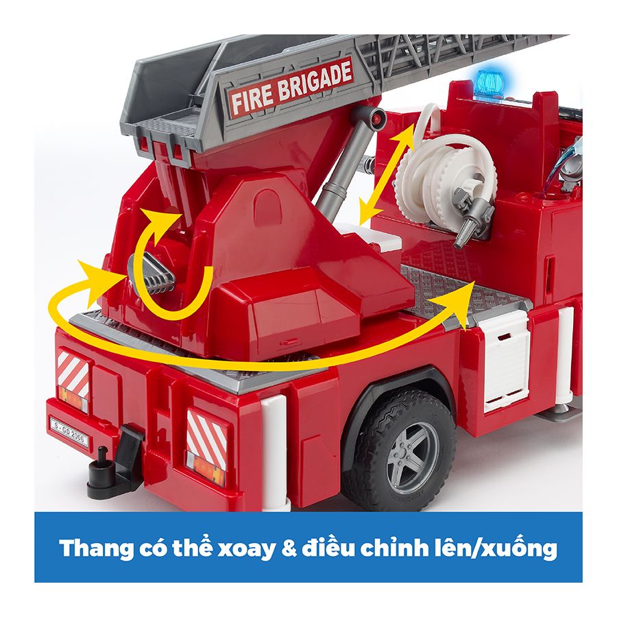 Xe Cứu Hỏa Thang Xoay Mercedes-Benz BRU02532