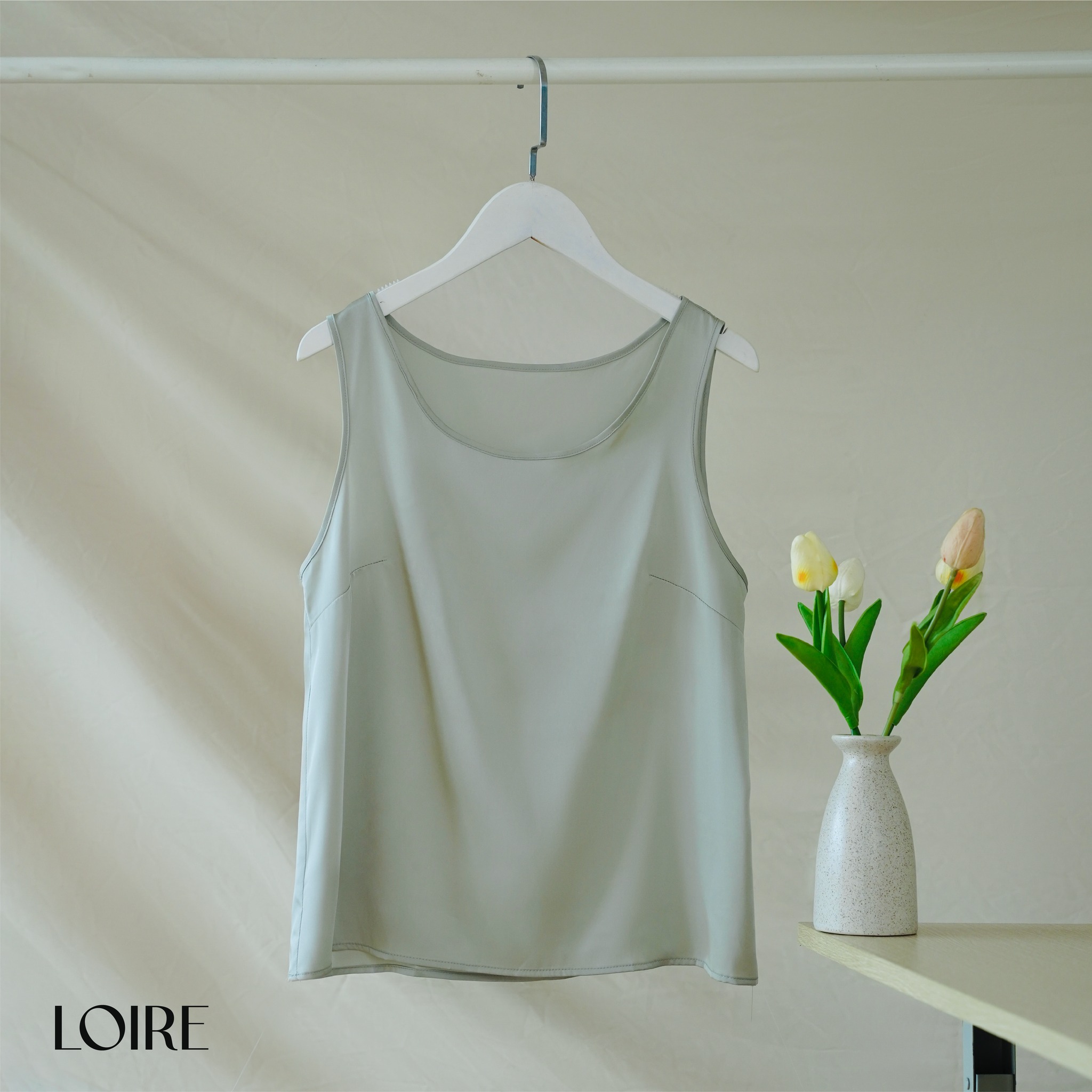 Bộ Đồ Ngủ Lụa Cộc Basic Loirechic BNC01