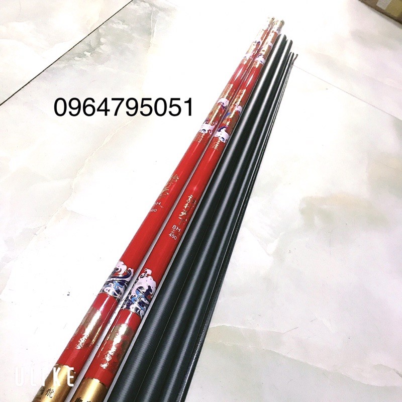 CẦN CÂU TAY 8H RỒNG ĐỎ  (cam kết bảo hành đổi trả trong 2 tuần đầu)