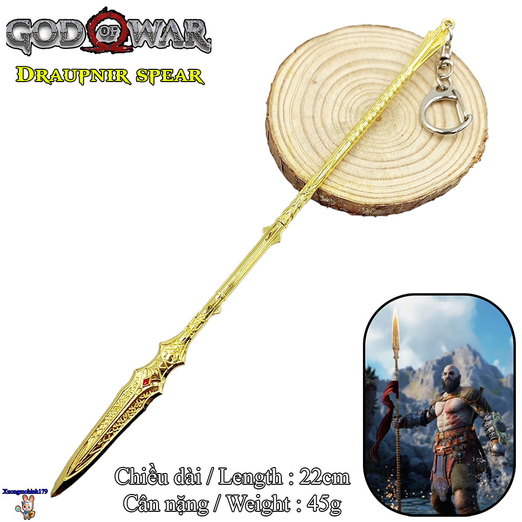 Mô hình Kratos God Of War Ragnarok Blade of Chaos Norse Exile Draupnir Thor Mjolnir Leviathan Poseidon Freya Ingrid