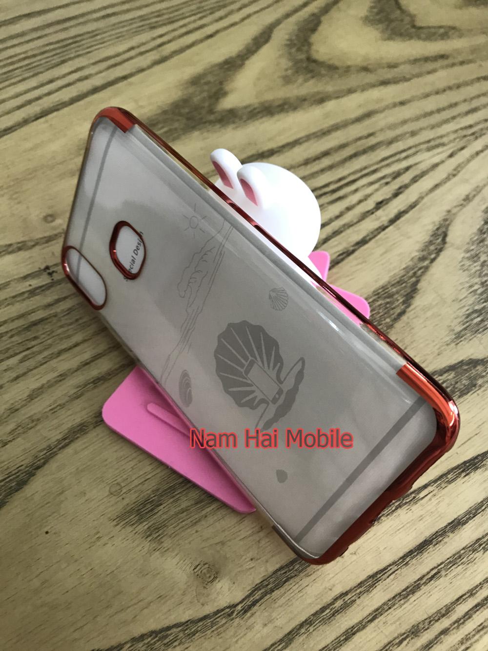 Ốp lưng Vsmart Joy 1+ Joy 1 Plus dẻo trong viền màu