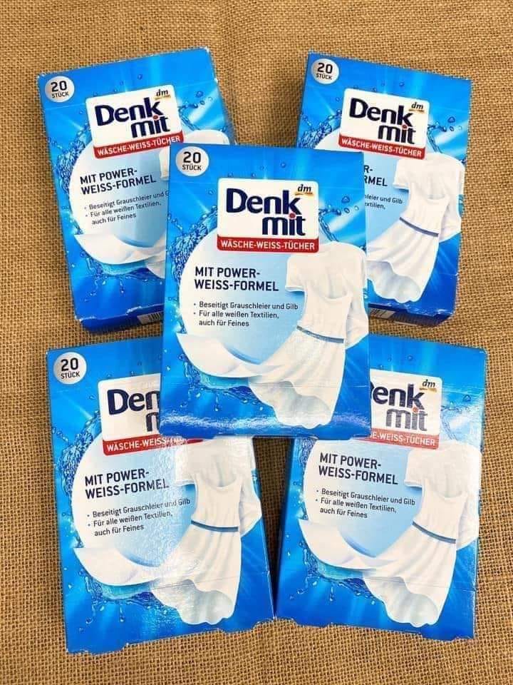 Miếng Giặt Tẩy Trắng Quần Áo Denkmit - Đức
