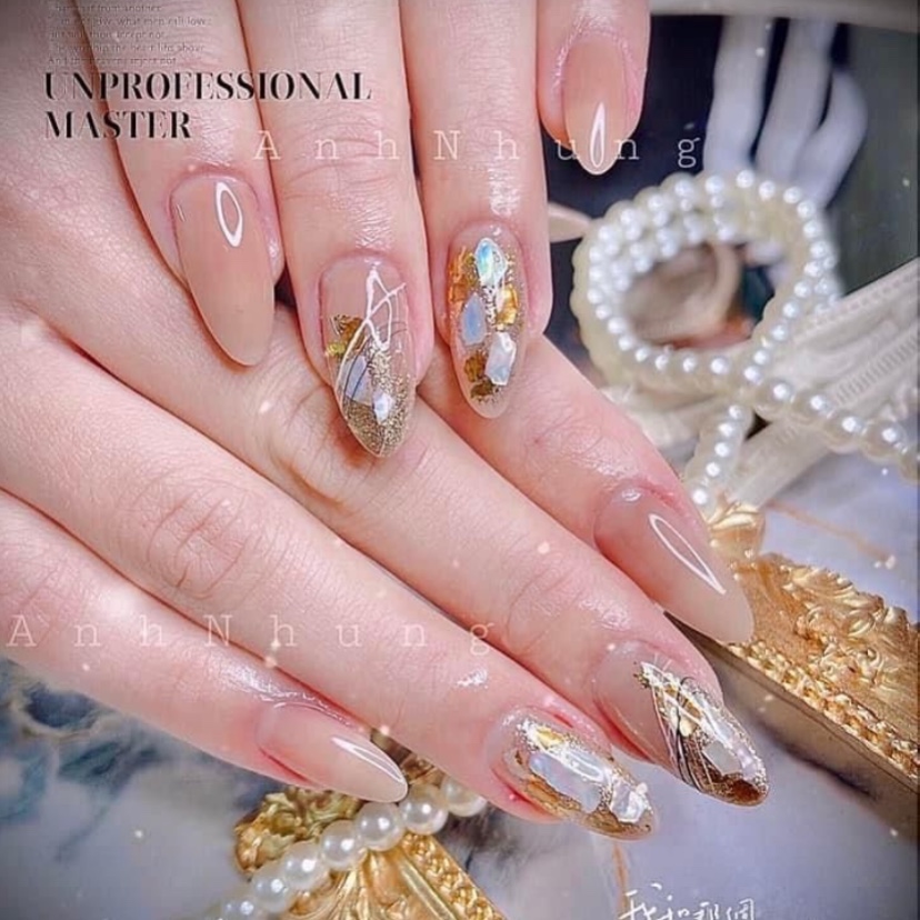 Set Xà Cừ Trắng Ngọc Trai Siêu Mỏng - Nail937