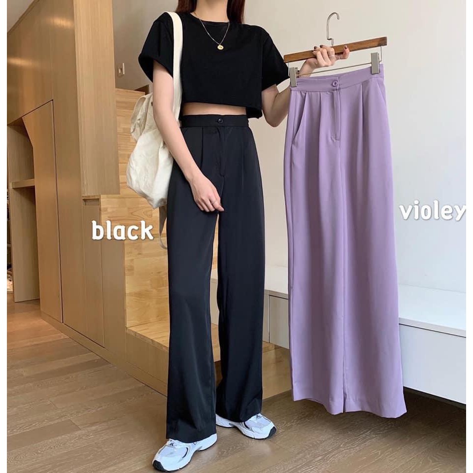[25-27/4 Hoàn tiền 15%]Quần Ống Rộng Công Sở- Quần Culottes