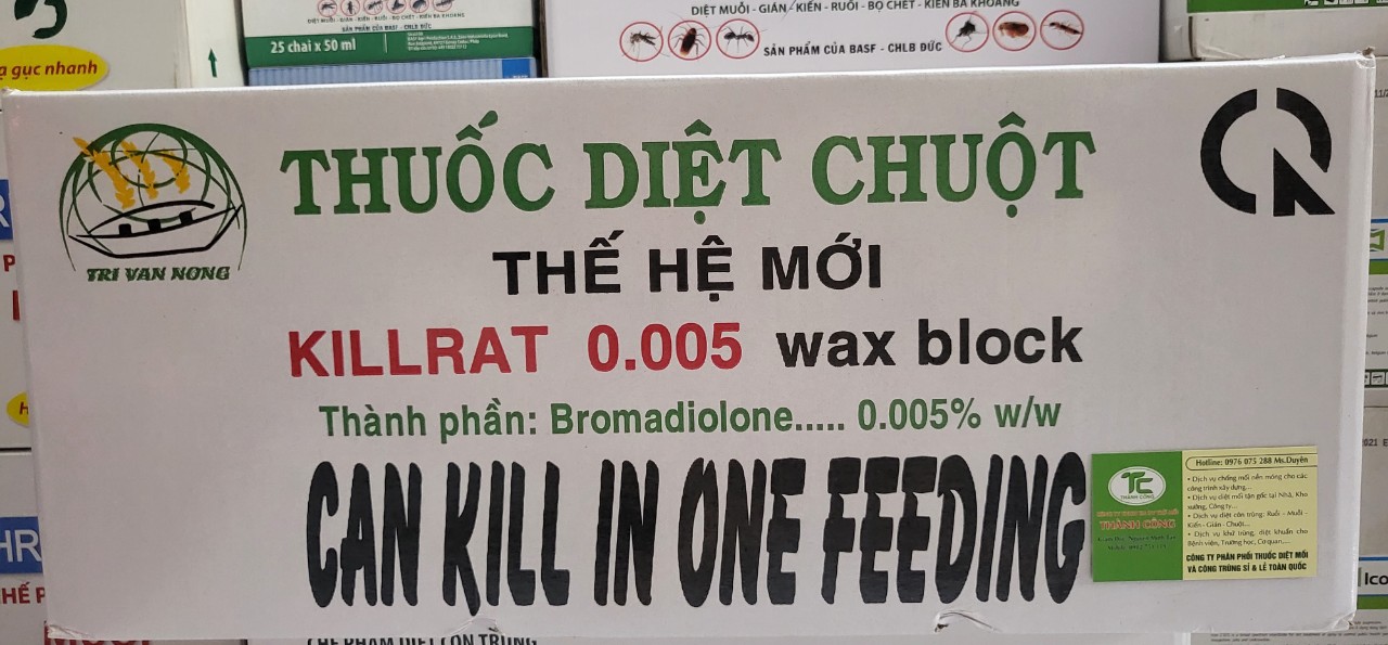 Thuốc diệt chuột killrat 1 gói 40g