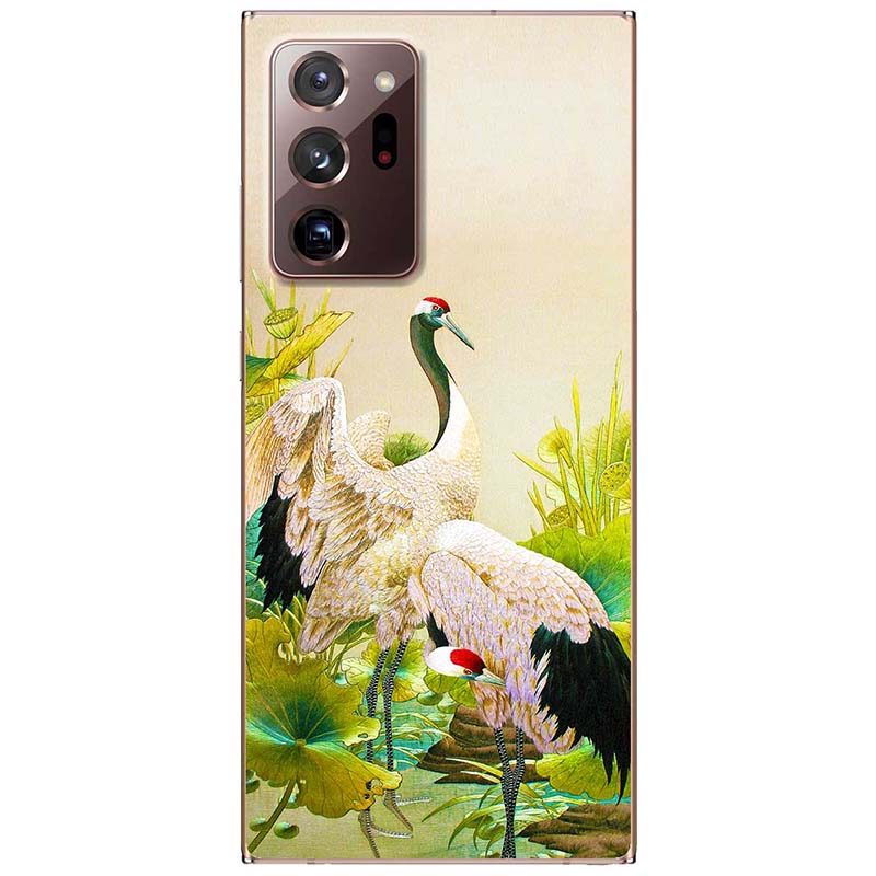 Ốp lưng dành cho Samsung Note 20 Ultra mẫu Chim hạc