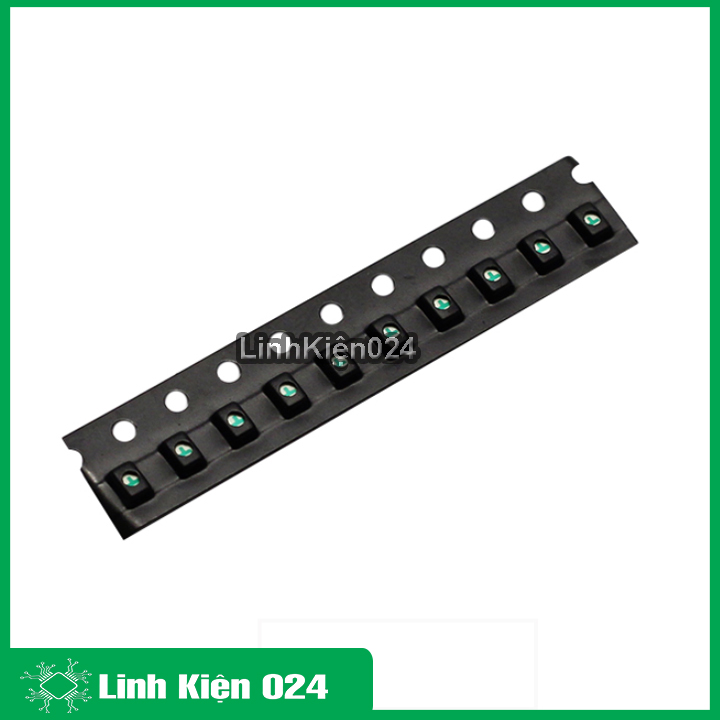 Dây 10 con led dán 0805 siêu sáng nhiều màu