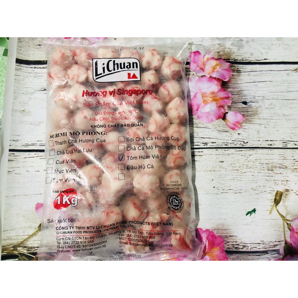 1Kg tôm hùm viên Lichuan