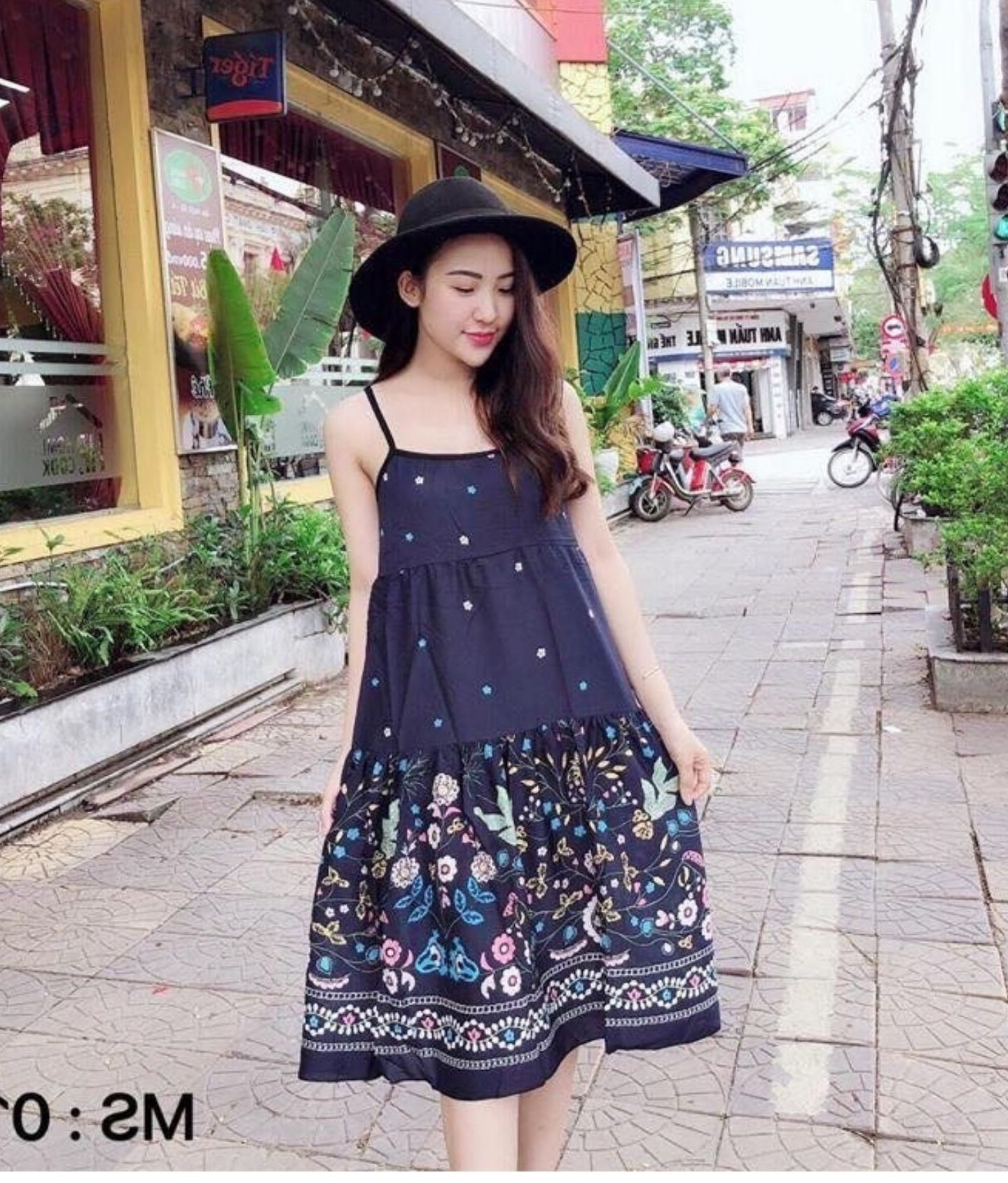 Váy bầu,đầm bầu thời trang thiết kế chất lụa thô freesize từ 45 đến 70kg