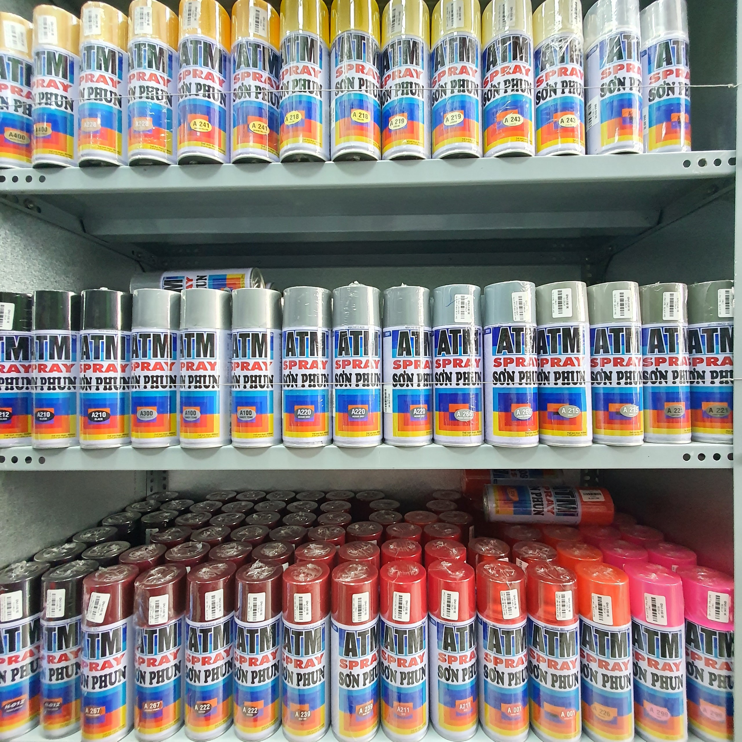 Sơn xịt ATM Xanh lá Apple (A217) 400ml