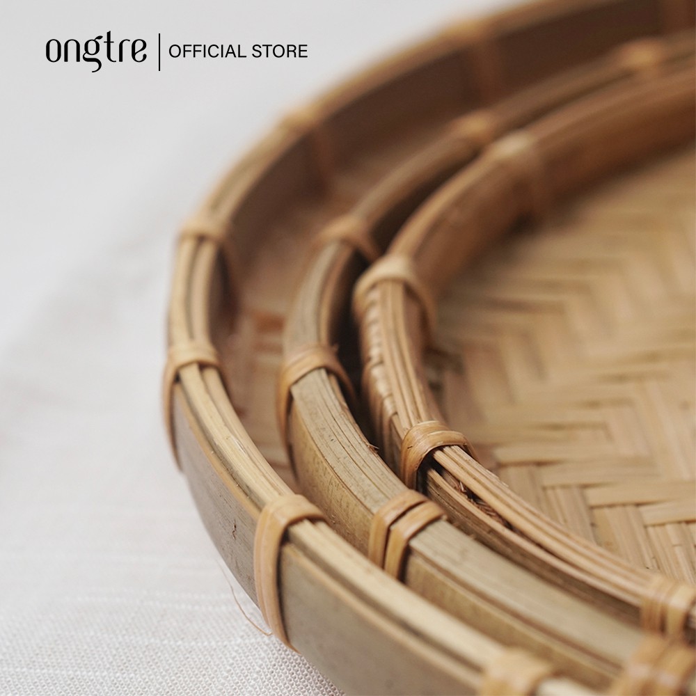 Mẹt tre thủ công, Size: 20cm-60cm (ẩm thực cổ truyền) | ongtre® (Vietnam)