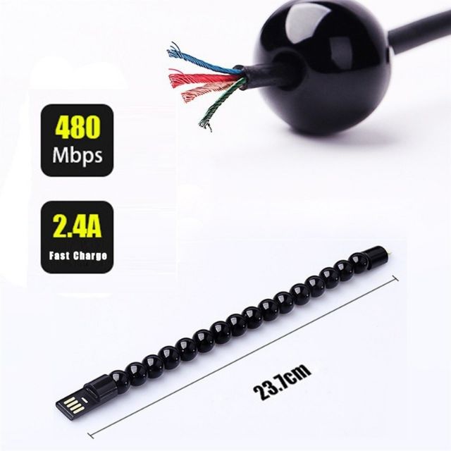 Cáp sạc Type C / Lighting / microUSB kiêm vòng tay