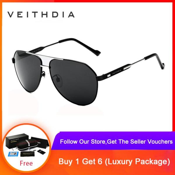 Giá bán VEITHDIA Mens Sunglasses Polarized Mirror Lens  Eyewear Accessories Glasses For Men/Women 3562