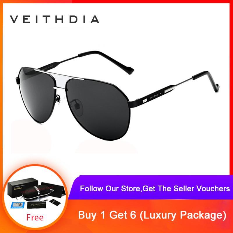 Giá bán VEITHDIA Mens Sunglasses Polarized Mirror Lens  Eyewear Accessories Glasses For Men/Women 3562