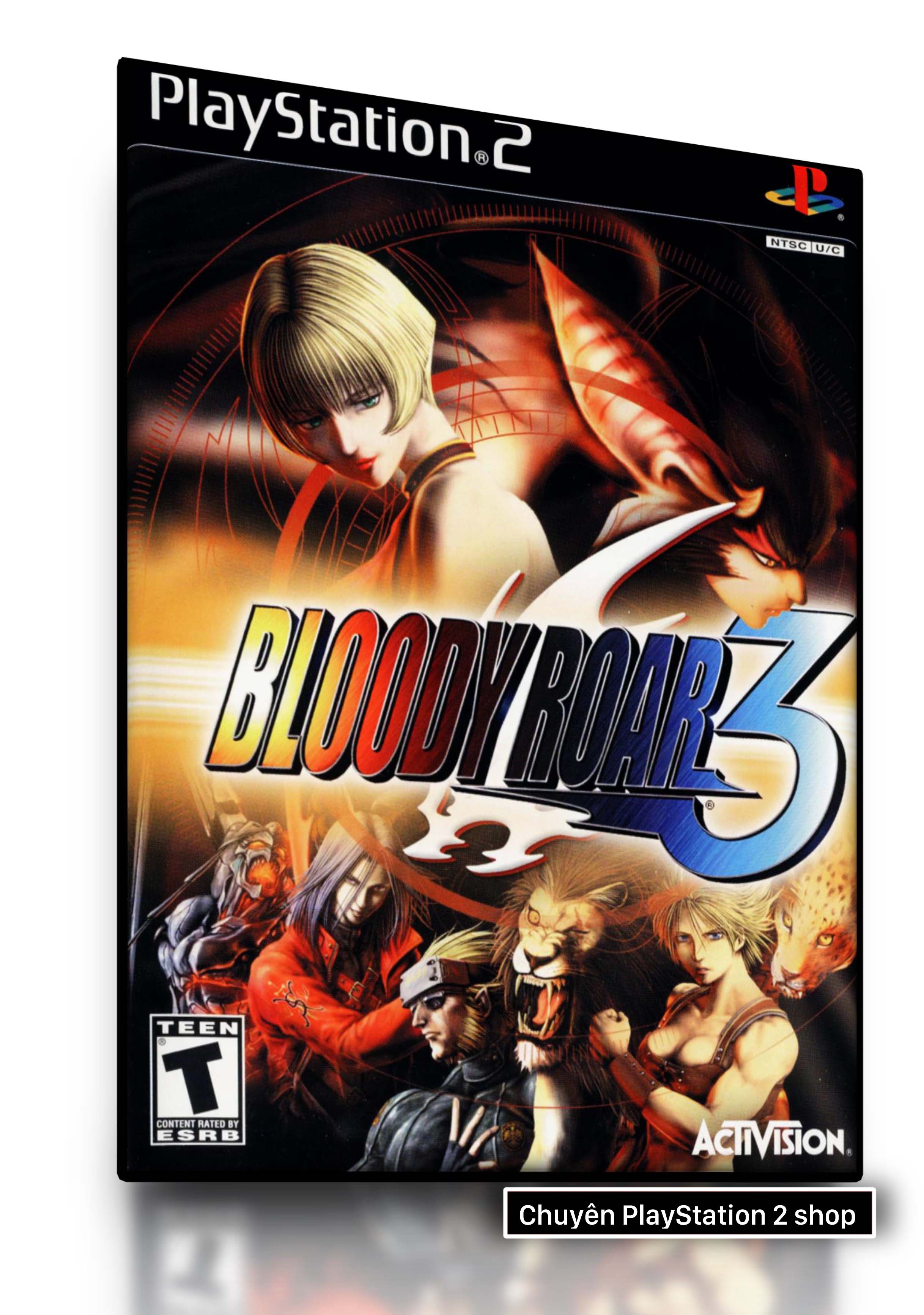 Đĩa game PS2 bloody roar 3 (Võ thú 3) (Đối kháng) cho máy game PS2