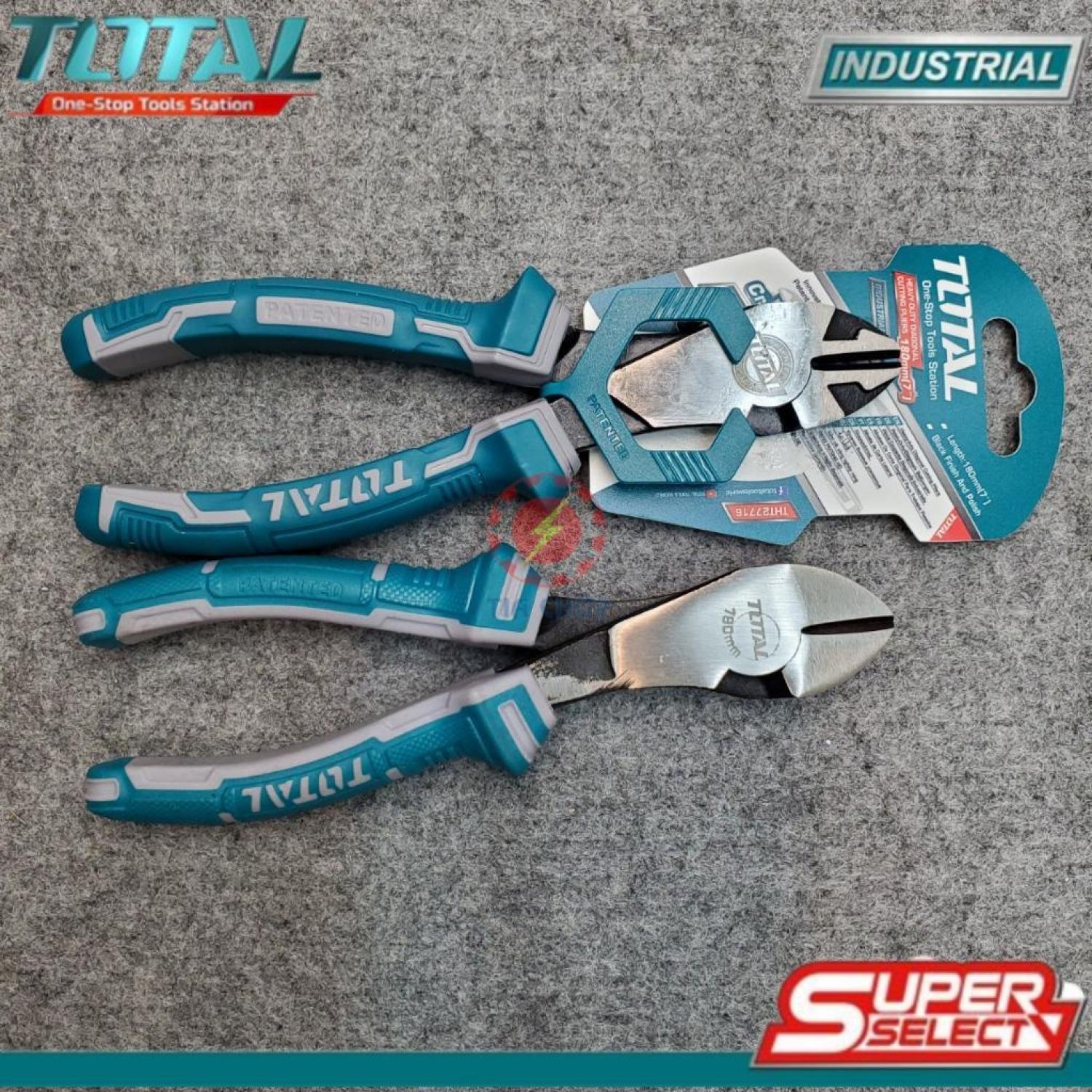7" Kìm cắt đầu nặng Total THT1776P THT27716