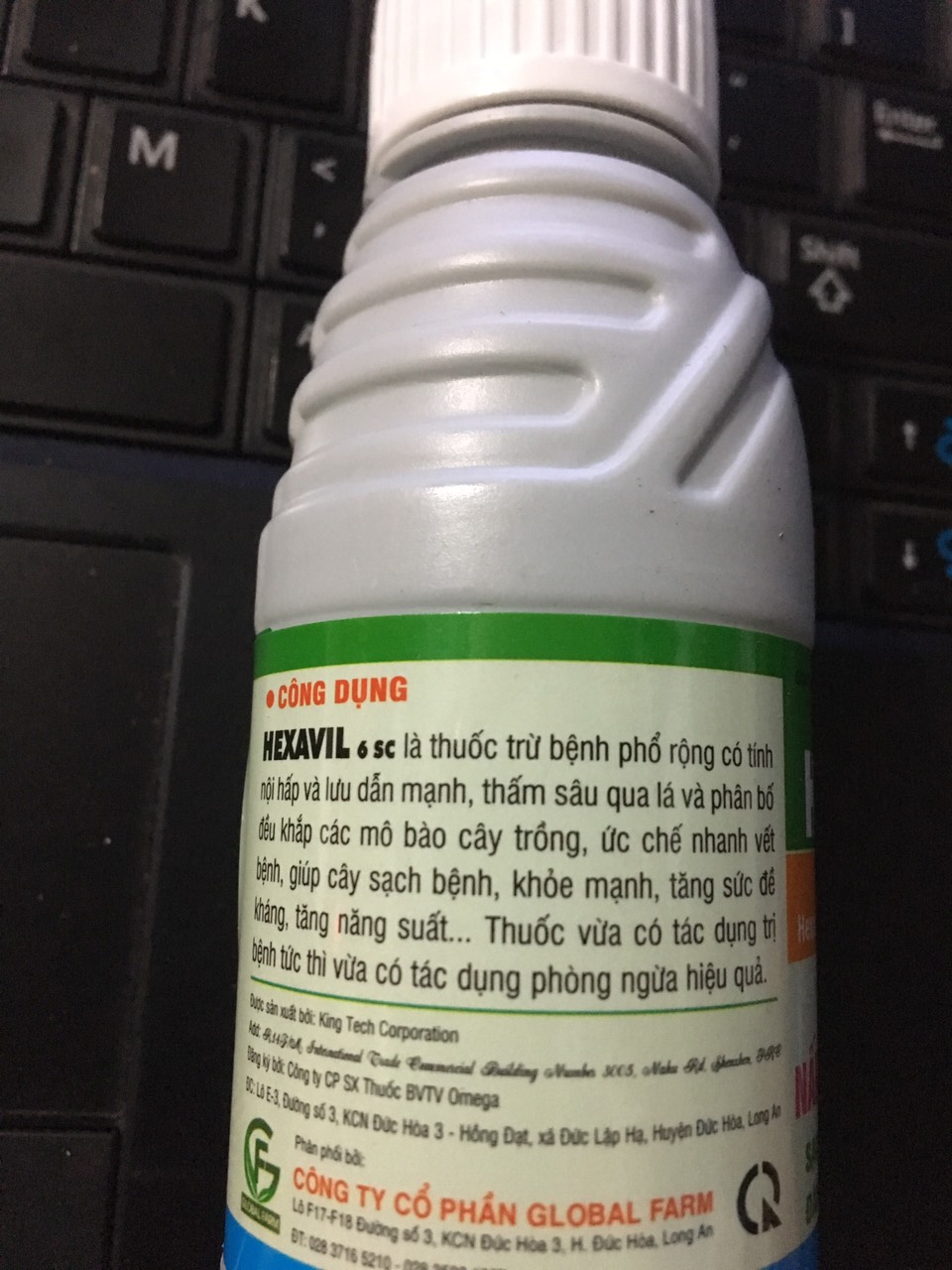 HEXAVIL 6SC- TRỪ NẤM PHỔ RỘNG lọ 100ml