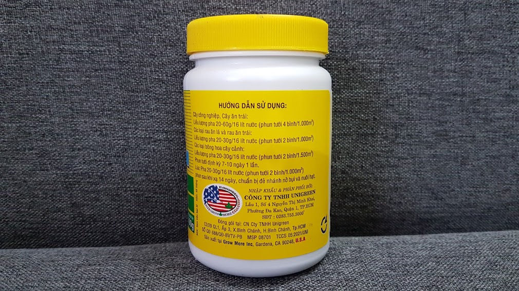Phân Bón Lá NPK 6-30-30 Grow More lọ 100gram
