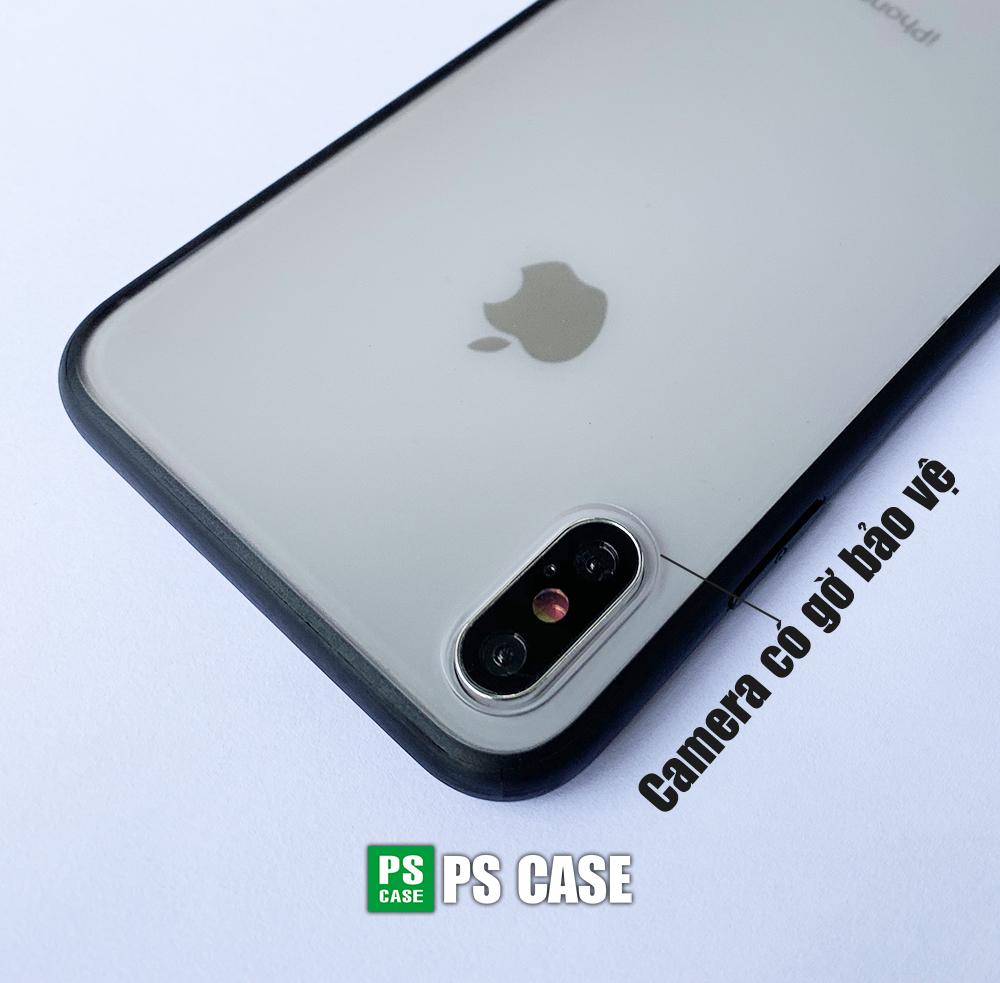 Ốp lưng iPhone XS MAX viền dẻo đen cao cấp - PS Case phân phối